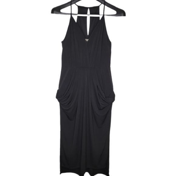 BCBGeneration Sleeveless Drape Pocket Midi Dress - Picture 4 of 12